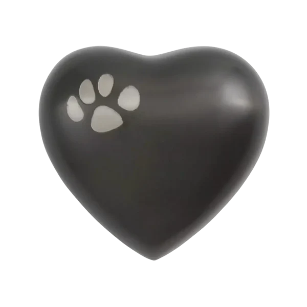 Classic Paws Slate Heart Shaped Pet Urn