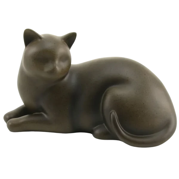 Cozy Cat Sable Pet Urn